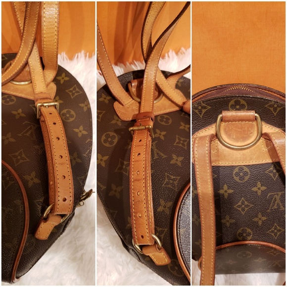 100% Auth Louis Vuitton Ellipse Backpack Bag MI009 - Picture 5 of 8